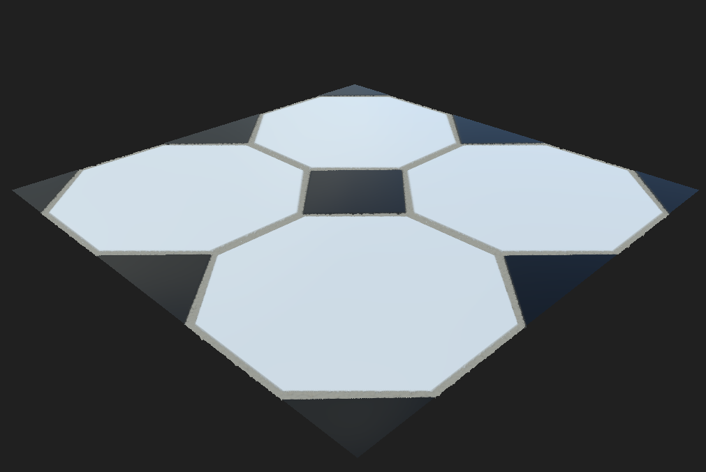 Two Tile Octagon Dot