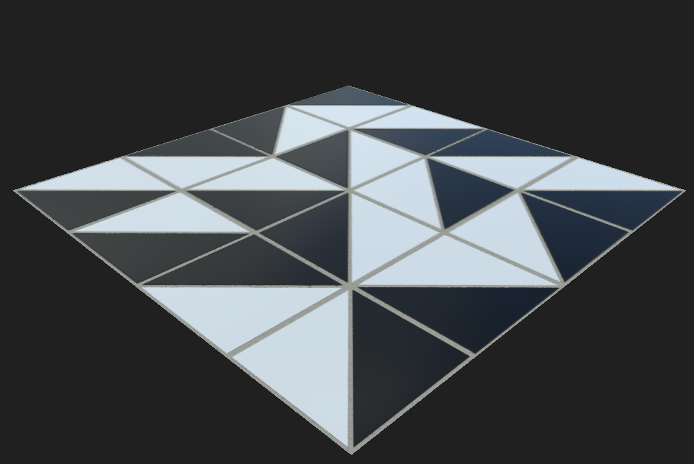 Two Tile Triangle Random