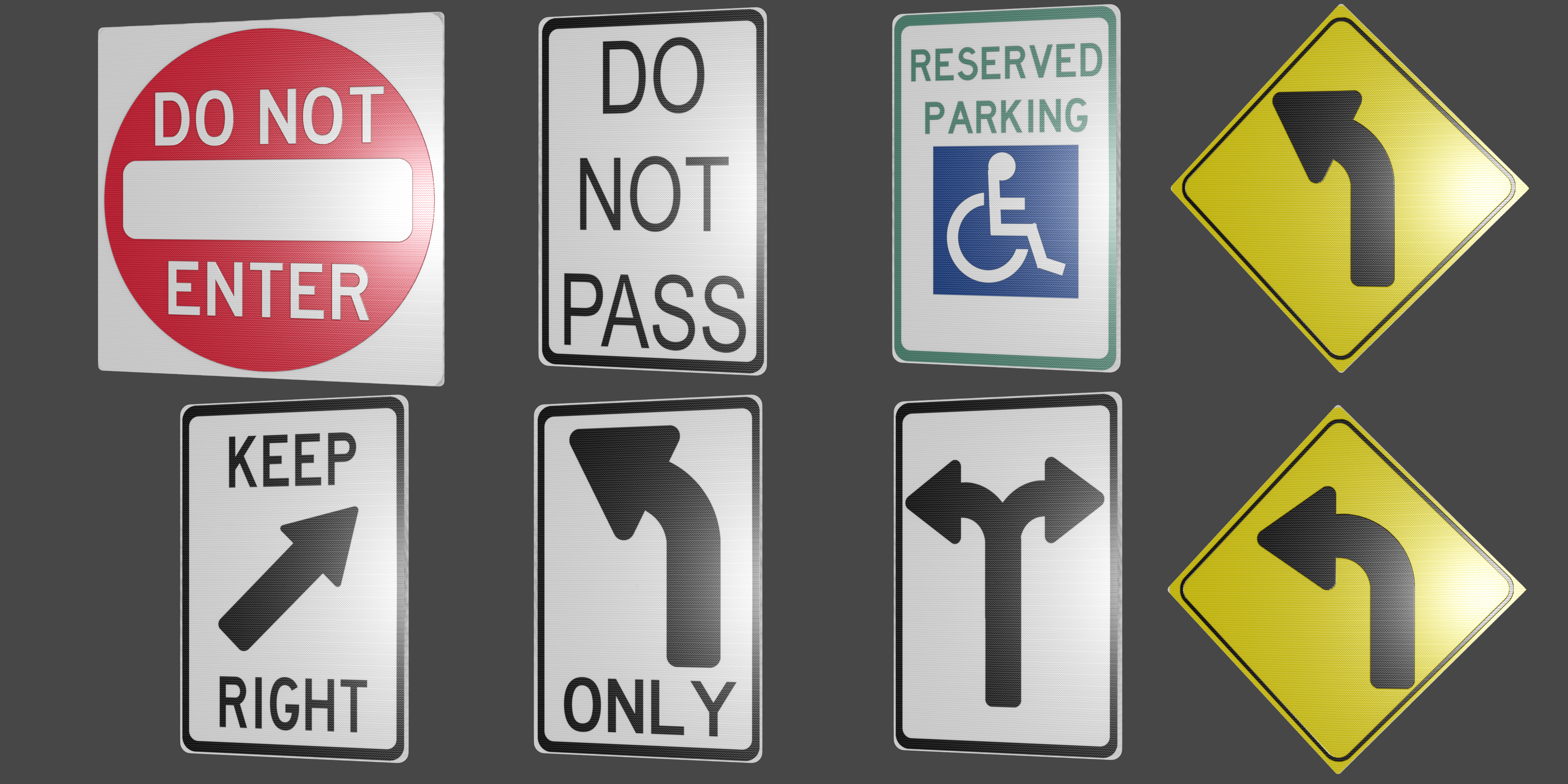 Blender Street Signs