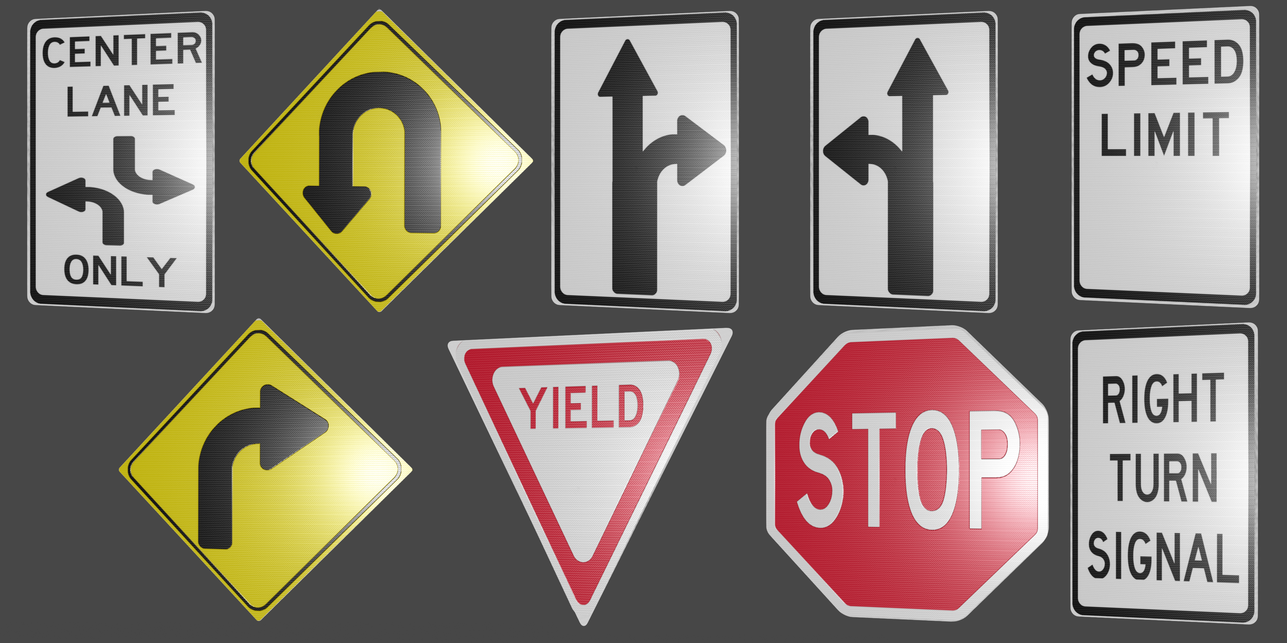 Blender Street Signs