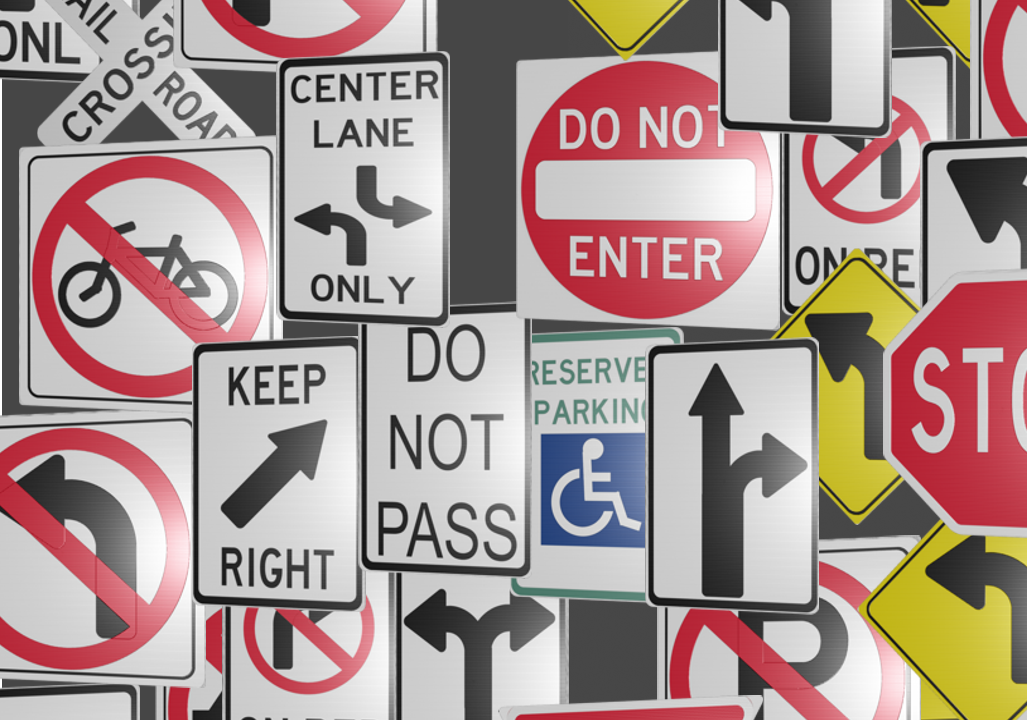 Blender Street Signs