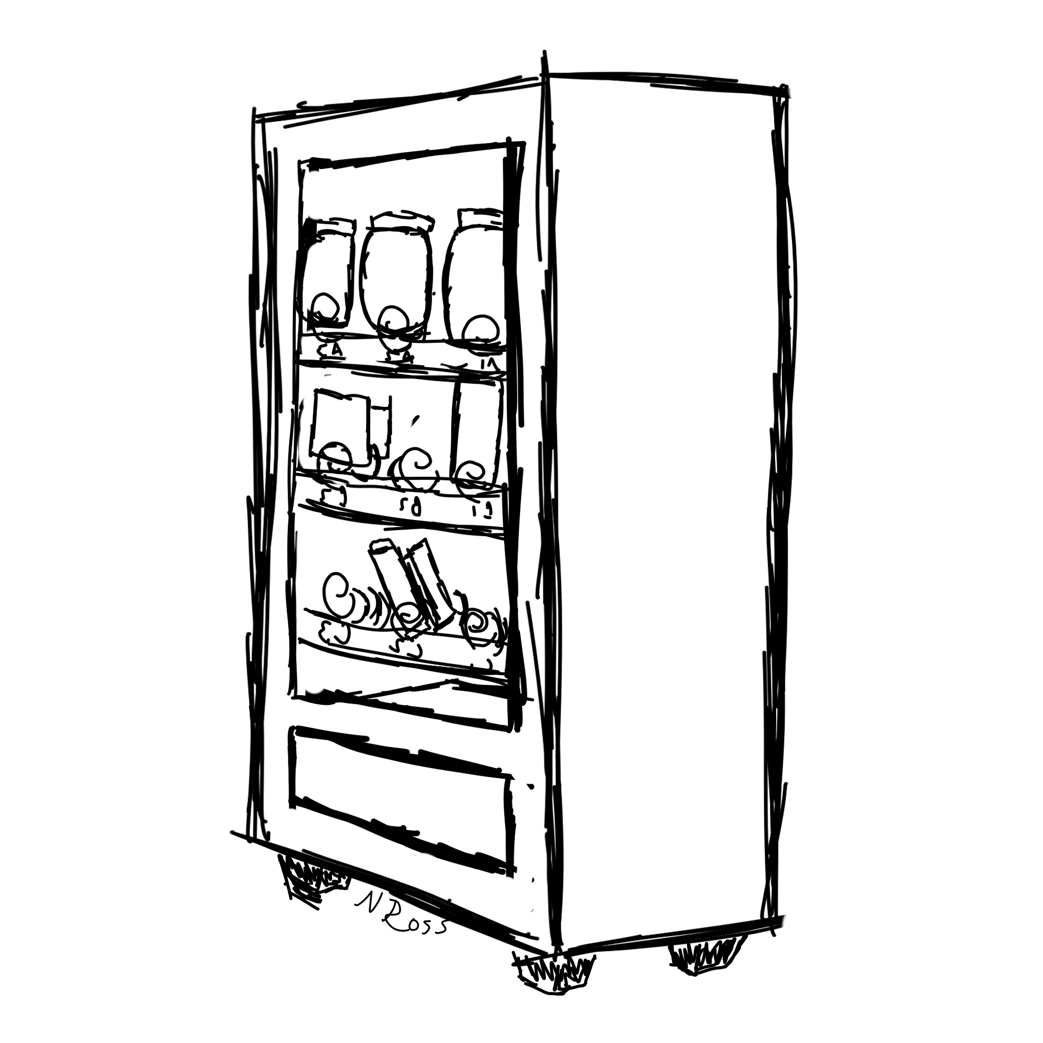 Vending Machine Sketches 2022